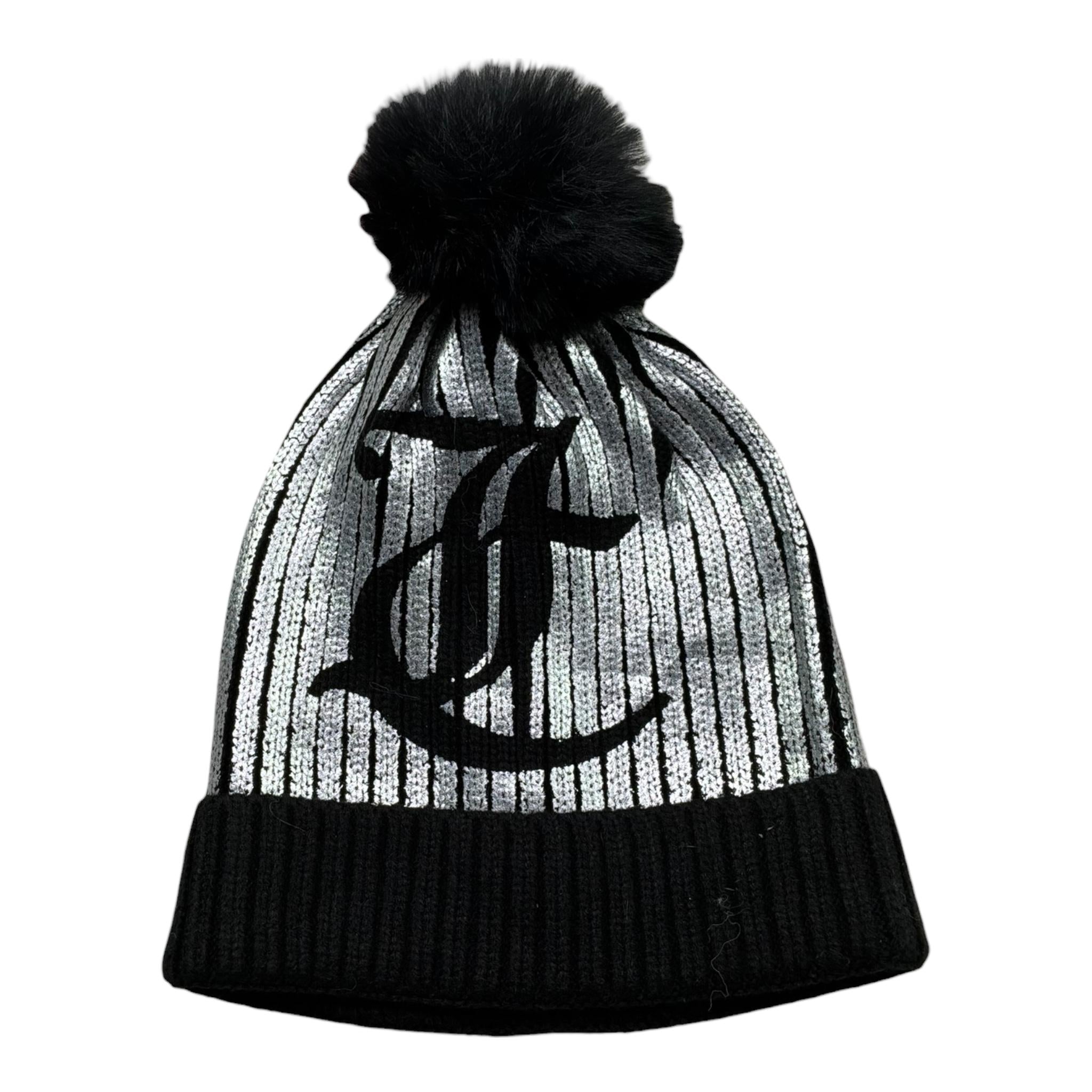 Juicy Couture Cappello Tinta Unita con Stampa per Bambina JBX6586 NERO JUICY COUTURE 