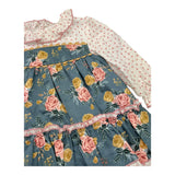 MIRANDA abit bicolore con fantasia Bianco/verde per Neonata 360144 BIANCO/VERDE MIRANDA 