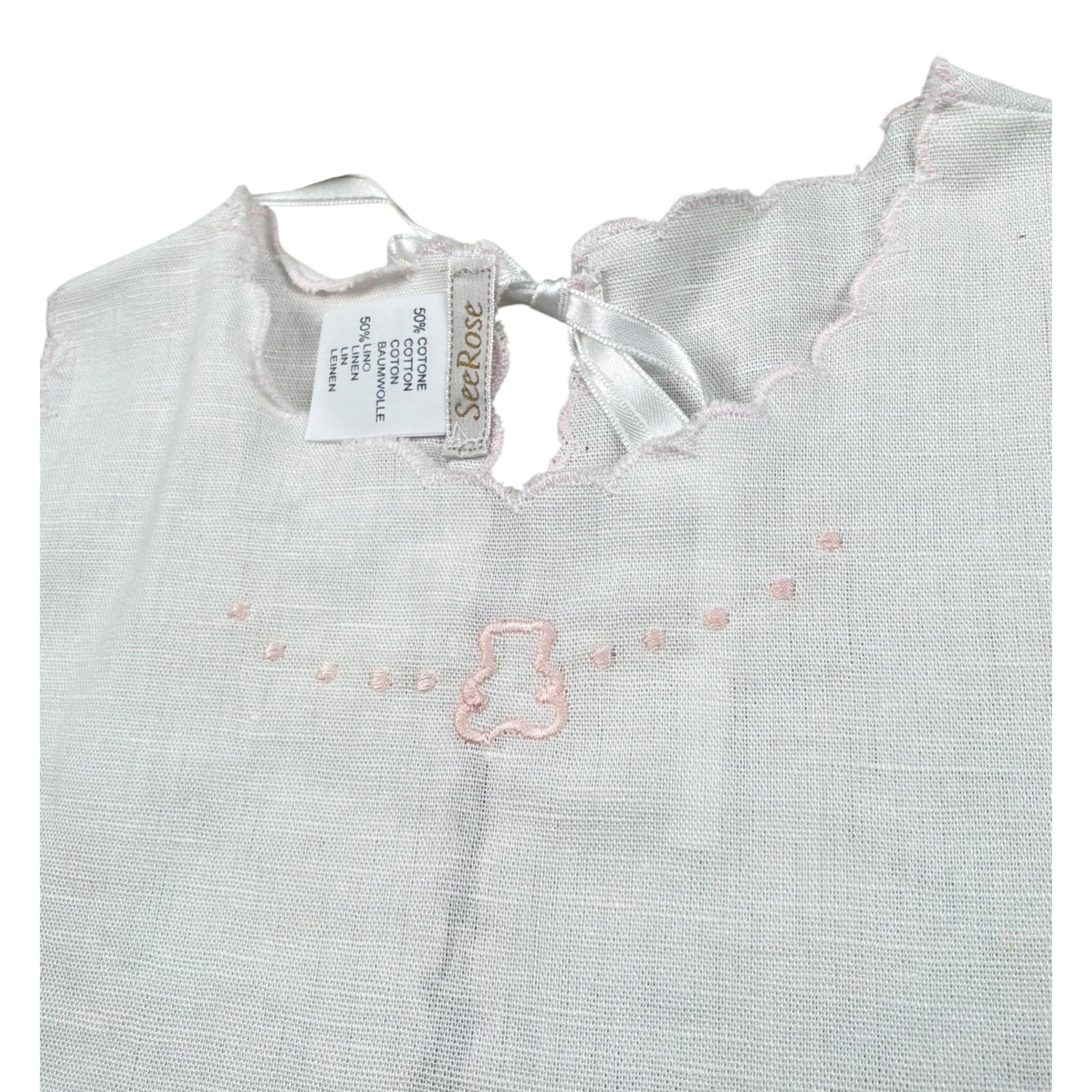 Seerose Set Camicia Della Fortuna-Copertina per Neonata SETNE BIANCO/ROSA SEEROSE 