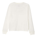 VANS shirt girocollo tinta unita con stampa logo Panna per Bambina VN000K97FS8 PANNA VANS 