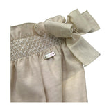 Le Bebe Culotte Tinta Unita con Fiocco per Neonata LBG6339 BEIGE LE BEBE 