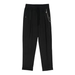 JOHN RICHMOND pantalone tinta unita con elastico in vita Nero per Bambino RBA24084PAX NERO JOHN RICHMOND 