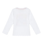 GUESS shirt girocollo tinta unita con stampa in contrasto Bianco per Neonato N4BI01I3Z4 BIANCO GUESS 