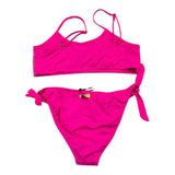 4Giveness Costume 2Pz Slip-Fascia Tinta Unita  Fuxia Per Bambina