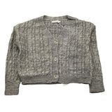 M+E' cardigan tinta unita Grigio per Bambina UE1568 GRIGIO M+E' 
