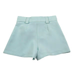 Petit Posh Short Tina Unita con Applicazione per Neonata GFBS25066SHXN VERDE ACQUA PETIT POSH 