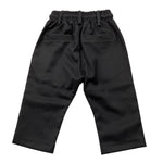 NEVER TOO pantalone tinta unita con elastico in vita Nero per Neonato NT2203N NERO NEVER TOO 