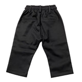 NEVER TOO pantalone tinta unita con elastico in vita Nero per Neonato NT2203N NERO NEVER TOO 