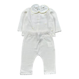 Le Coconne Completo 2 Pezzi Maglia-Leggins per Neonata LCN1412 PANNA LE COCONNE 