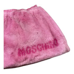 MOSCHINO gonna tinta unita con logo Rosa per Bambina HDJ039 ROSA MOSCHINO 