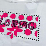 I Do Completo 2 Pezzi Gonna-T-Shirt Bicolore per Bambina 4B876 BIANCO/FUXIA I DO 