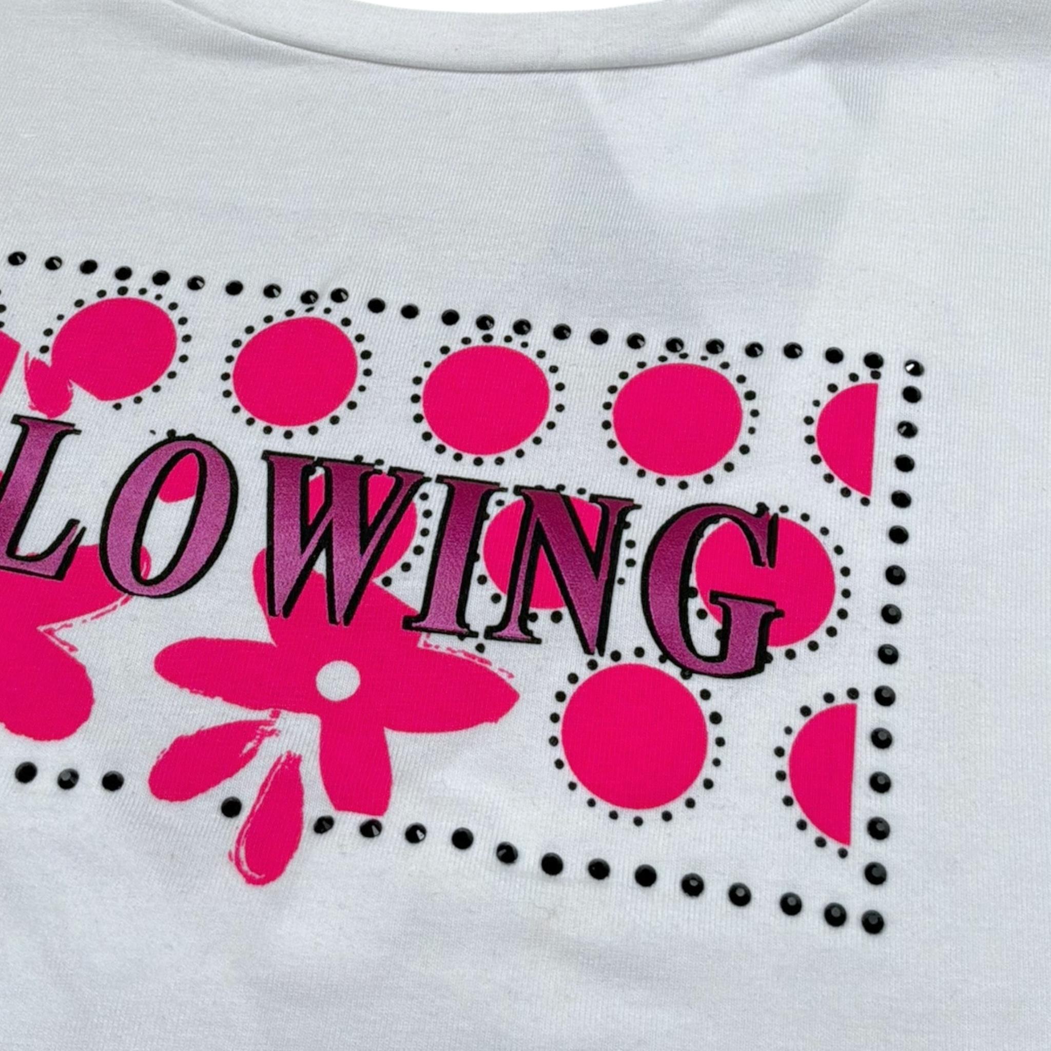 I Do Completo 2 Pezzi Gonna-T-Shirt Bicolore per Bambina 4B876 BIANCO/FUXIA I DO 