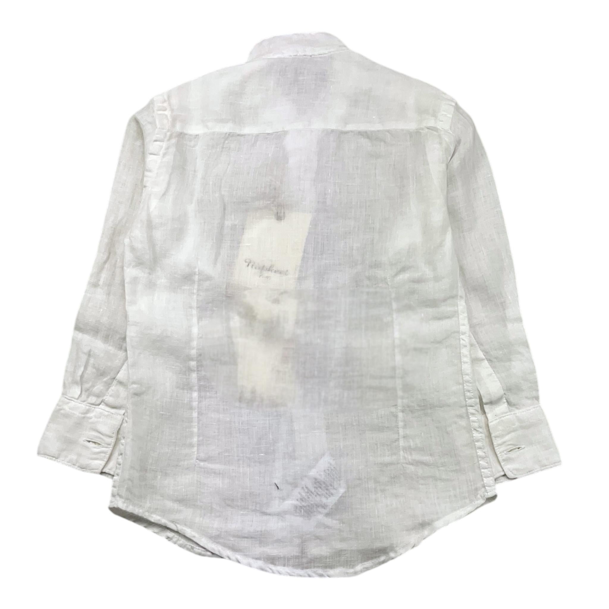 NUPKEET camicia manica lunga tinta unita collo coreano Bianco per Bambino 21NK078 BIANCO NUPKEET 