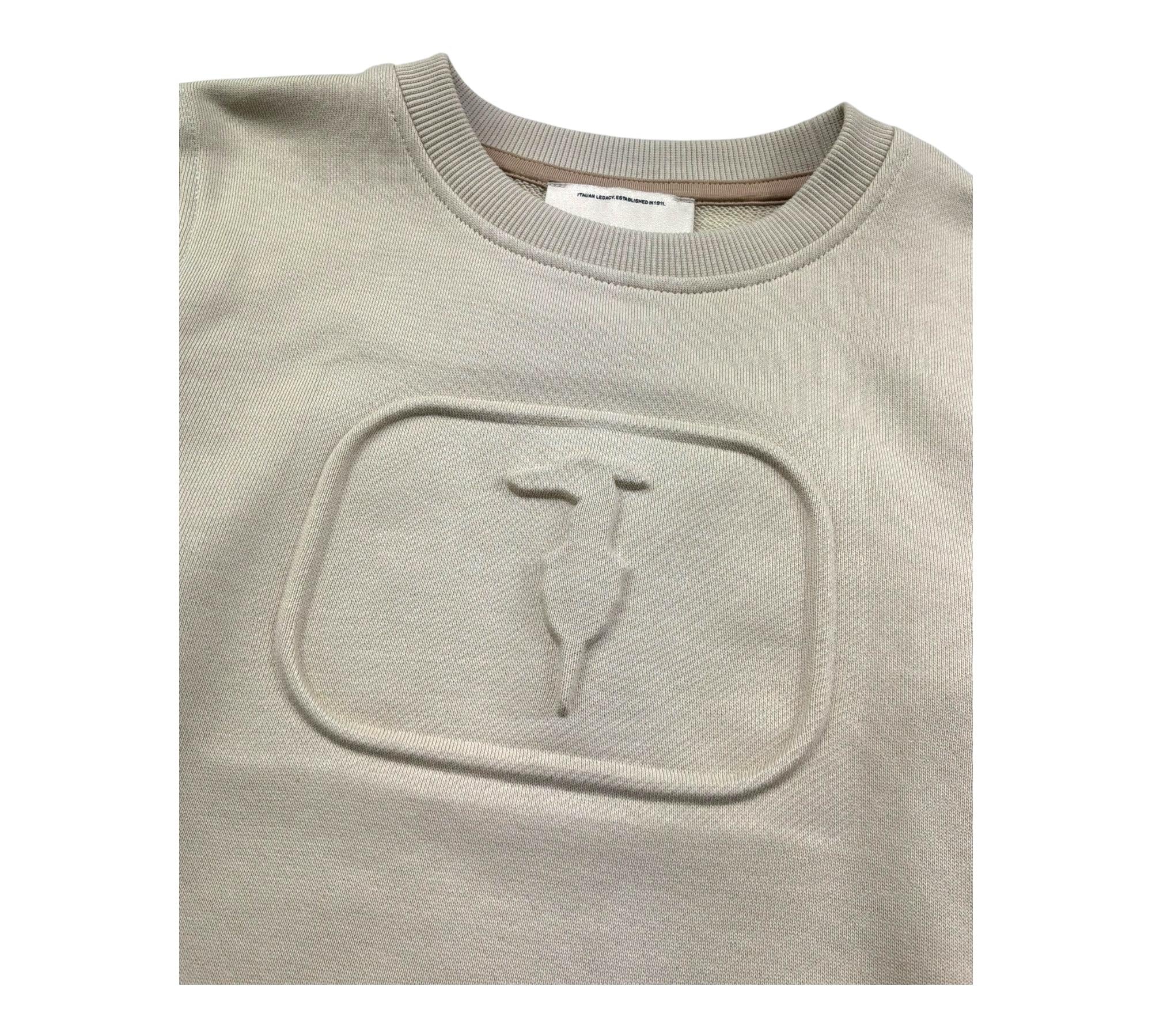 Trussardi Felpa Chiusa Girocollo Tinta Unita per Bambino TBP26157FE BEIGE TRUSSARDI 