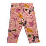 LOSAN leggins tinta unita con stampa in contrasto Rosa per Neonata LBGA0401 ROSA LOSAN 