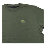 I'M BRIAN t-shirt girocollo tinta unita con logo Verde per Bambino TS3142JXX VERDE I'M BRIAN 