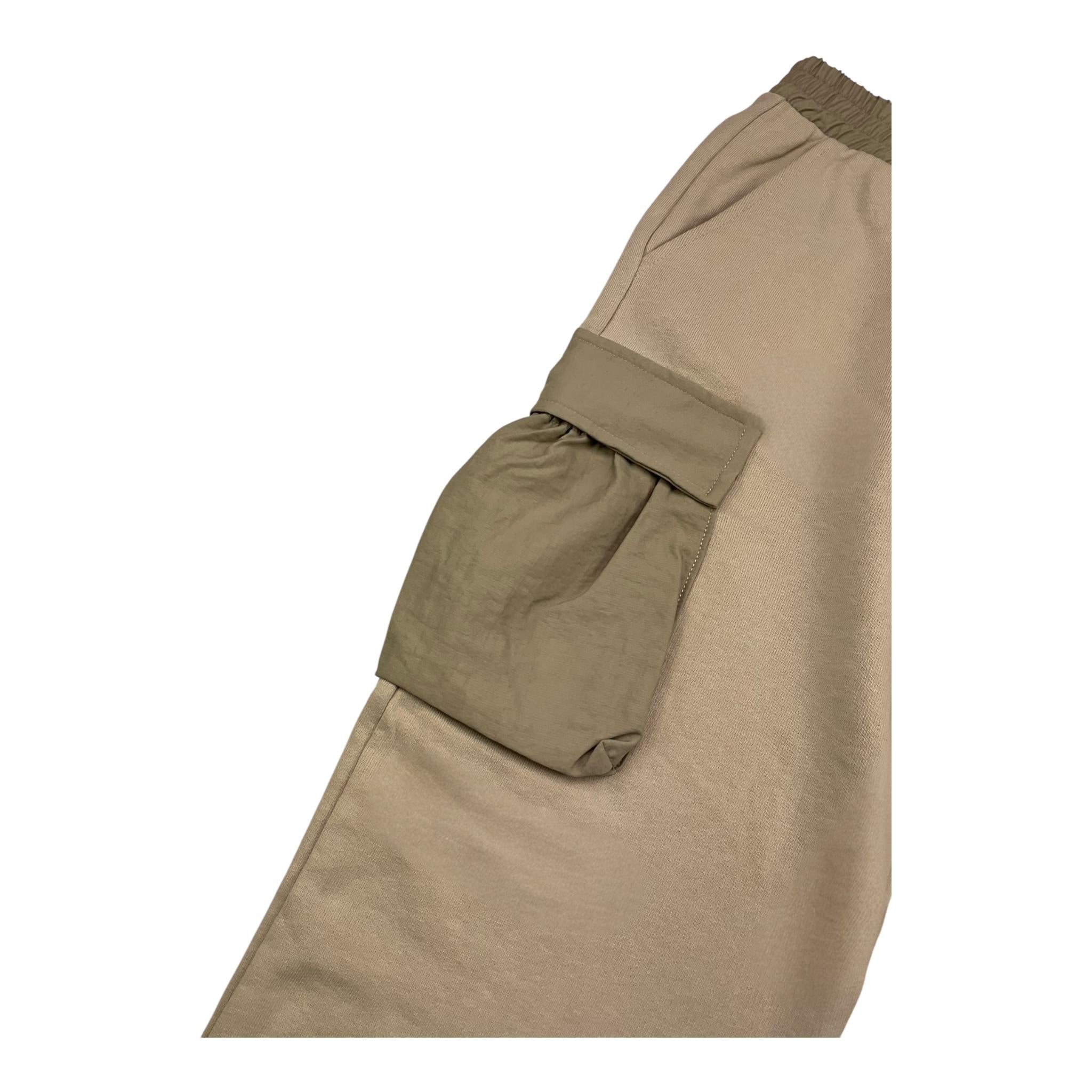 PLEASE pantalone tuta tinta unita Beige per Bambina FJ73040G66 BEIGE PLEASE 