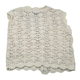 Pepe Feamo Gilet con Bottoni Ricamato per Bambina PG701111 PANNA PEPE FEAMO 