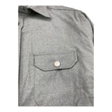 YES LONDON camicia manica lunga tinta unita Grigio per Bambino JR6015 GRIGIO YES LONDON 