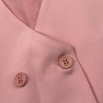 Vicolo Gilet Tinta Unita con Bottoni per Bambina 3146B00090 ROSA VICOLO 