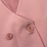 Vicolo Gilet Tinta Unita con Bottoni per Bambina 3146B00090 ROSA VICOLO 