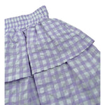 Magil Gonna Bicolore con Fantasia A Quadri per Bambina HN24134 BIANCO/LILLA MAGIL 