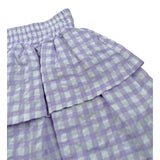 Magil Gonna Bicolore con Fantasia A Quadri per Bambina HN24134 BIANCO/LILLA MAGIL 