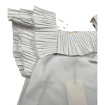 Dixie Camicia Giromanica tinta unita Bianco per Bambina CC43270G30 BIANCO DIXIE 