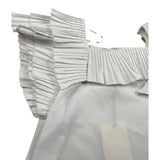 Dixie Camicia Giromanica tinta unita Bianco per Bambina CC43270G30 BIANCO DIXIE 