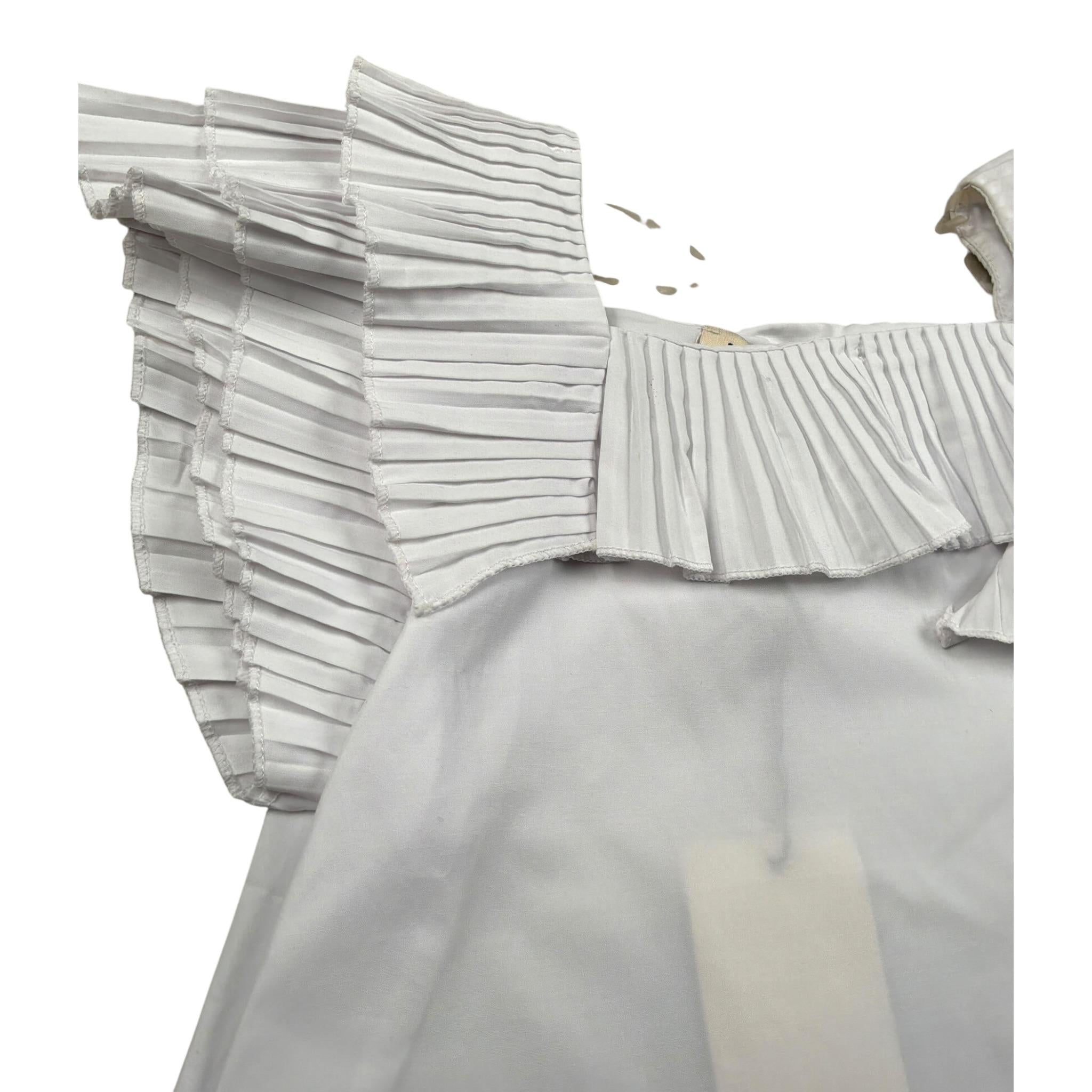 Dixie Camicia Giromanica tinta unita Bianco per Bambina CC43270G30 BIANCO DIXIE 