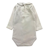 BABIDU body tinta unita con colletto Bianco per Neonata BDAZ BIANCO BABIDU 
