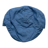 Mini Banda Cappello Modello Coppola Tinta Unita Azzurro Per Neonato