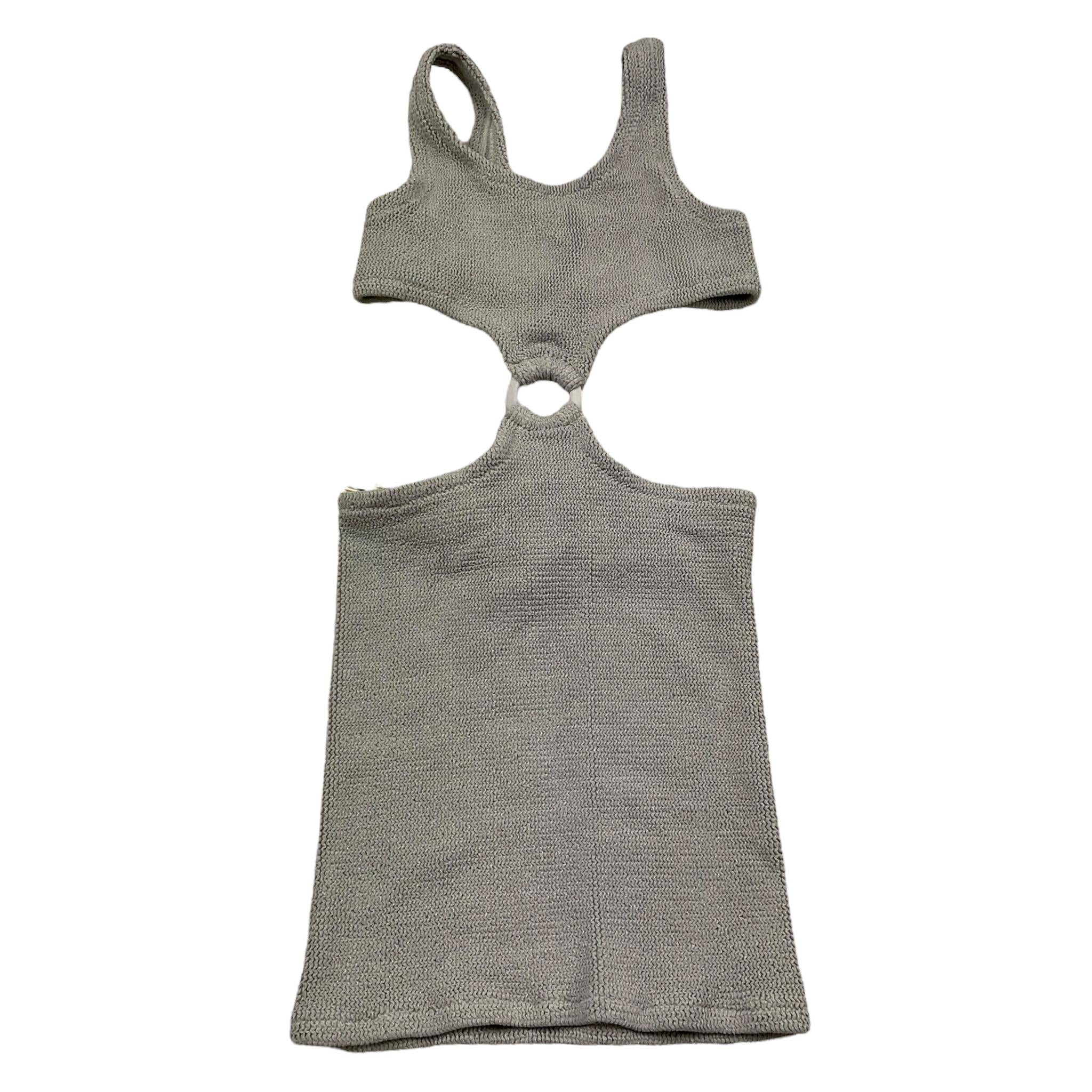 Saint Barth Abito Giromanica Tinta Unita per Bambina KIM GRIGIO SAINT BARTH 