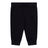 Guess Pantalone Tuta Tinta Unita con Logo per Neonato N93Q17KAUG0 NERO GUESS 