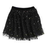 LIU JO gonna tinta unita fantasia floreale Nero per Bambina KF4104X NERO LIU JO 