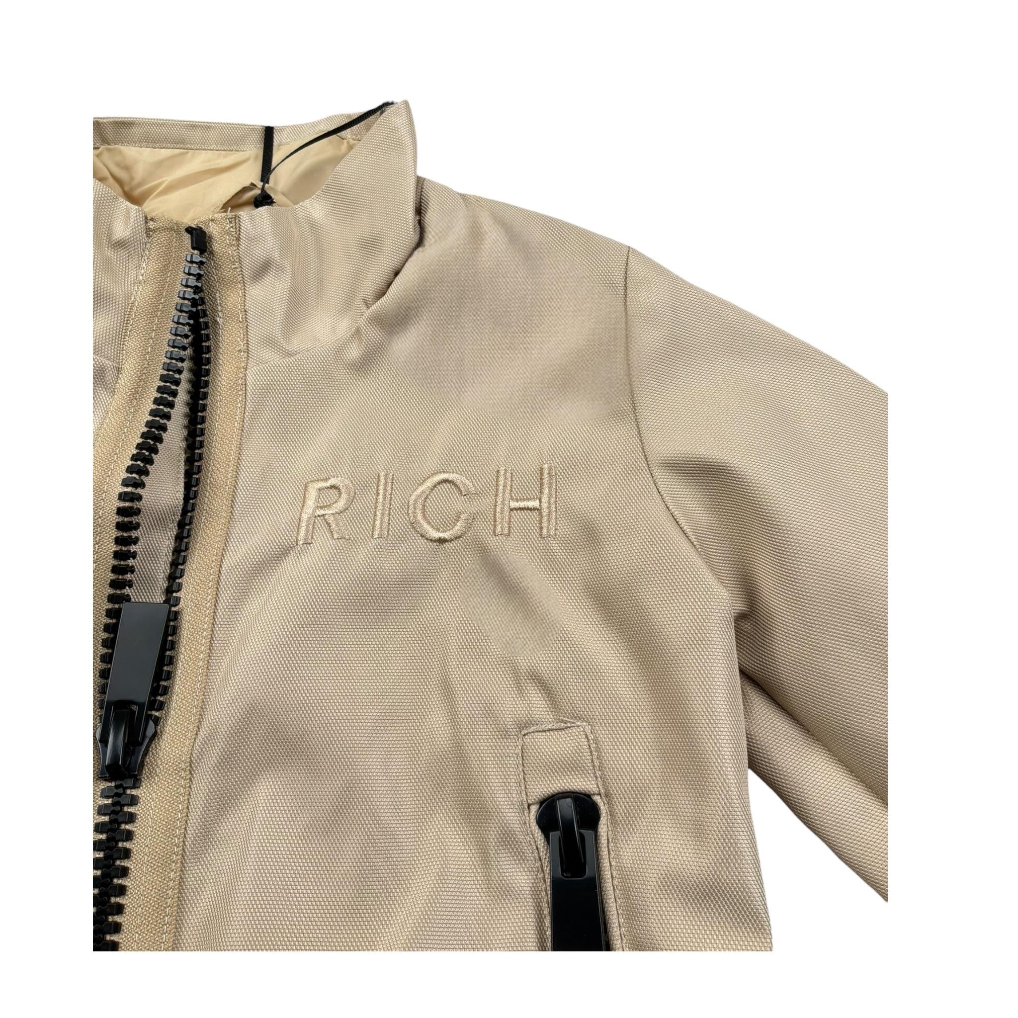 John Richmond Giubbino Tinta Unita con Zip per Bambino RBP25021GB BEIGE JOHN RICHMOND 