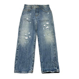 John Richmond Jeans Tinta Unita con Strappi per Bambina RGP26221JE AZZURRO JOHN RICHMOND 