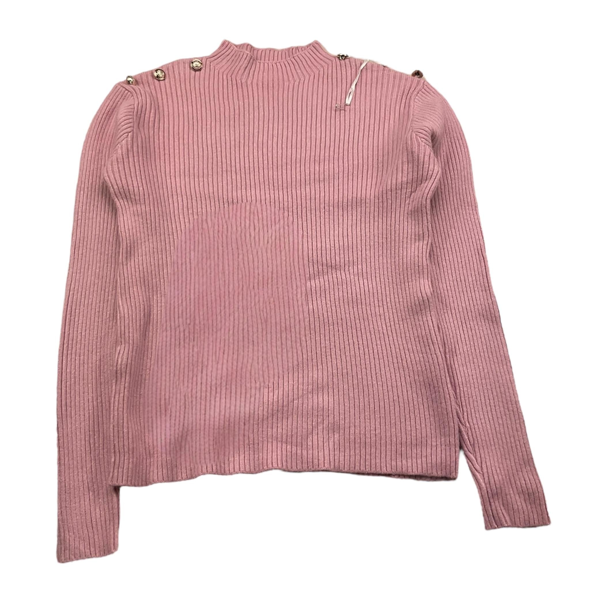 PINK BABY completo 2 pezzi maglia-pantalone tinta unita Rosa per Bambina QC1171AB ROSA PINK BABY 