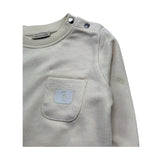 Trussardi Felpa Chiusa Girocollo Tinta Unita con Taschino per Neonato TIP26043FE BEIGE TRUSSARDI 