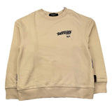 REPLAY felpa chiusa girocollo tinta unita con logo Panna per Bambino SB2067 PANNA REPLAY 