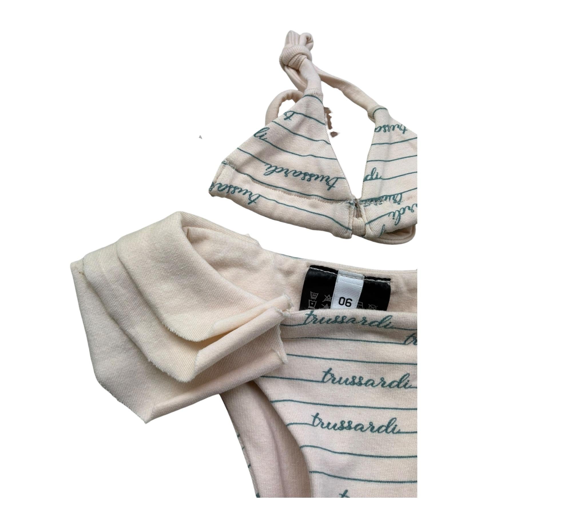 Trussardi Costume 2 Pezzi Fascia-Mutandina per Neonata TIP26027CO ROSA TRUSSARDI 