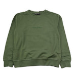 Dan John Felpa Chiusa Girocollo Tinta Unita con Logo per Bambino MFD5101J VERDE DAN JOHN 