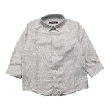 Never Too Camicia Manica Lunga Tinta Unita Microfantasia Bianco Per Neonato