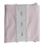 Marlu' Coperta Tinta Unita con Stampa per Neonata AN2781 ROSA MARLU' 