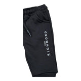 John Richmond Pantalone Tuta Tinta Unita con Logo per Neonato RIP26003PA NERO JOHN RICHMOND 