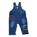 LOSAN salopette tinta unita in denim Blu per Neonato 51029962645011 BLU LOSAN 