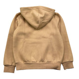ICON felpa con zip e cappuccio tinta unita con stampa Beige per Bambino IBSW00277 BEIGE ICON 