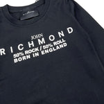 JOHN RICHMOND shirt girocollo tinta unita con stampa Nero per Neonato ELEDIK NERO JOHN RICHMOND 