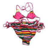 4Giveness Costume 2 Pezzi Triangolo-Mutadina Multicolor Per Bambina