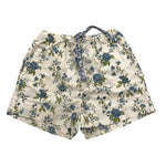 Babe & Tess Short Tinta Unita con Fantasia Fiori per Neonata 35518030N PANNA BABE & TESS 